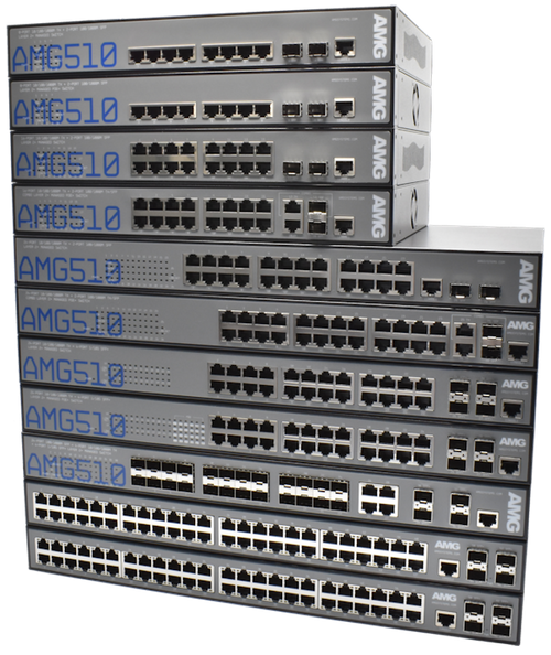 AMG release AMG510 Series - commercial grade managed Ethernet AMG release AMG510 Series powerful commercial grade managed Ethernet powerful switch range.